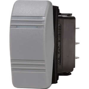 BLUE SEA 7944 CONTURA III SWITCH SPDT, (ON)-OFF-ON, GREY