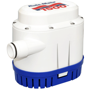 RULE RULE-MATE 1500 GPH FULLY AUTOMATED BILGE PUMP, 12V