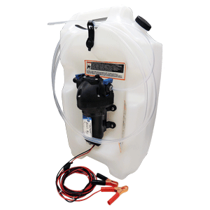JABSCO FLAT TANK OIL CHANGER SYSTEM, 3-1/2 GALLON TANK, 12V