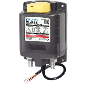 BLUE SEA 7717 ML-RBS REMOTE BATTERY SWITCH W/MANUAL CONTROL AUTO-RELEASE, 24V
