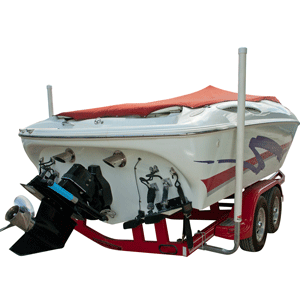 CE SMITH 75" POST GUIDE-ON W/UNLIGHTED POSTS F/U-BOLT MOUNTING