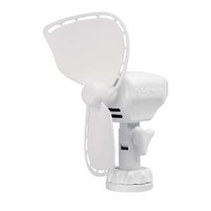 SEEKR BY CAFRAMO ULTIMATE 757 12V 2-SPEED 7" FAN, DIRECT WIRE, WHITE