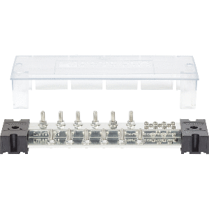 BLUE SEA POWERBAR 1000, 12 5/16" TERMINAL STUDS W/COVER