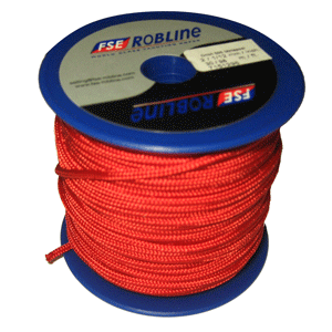 ROBLINE ORION 500 MINI-REEL, 2MM (.08") RED, 30M