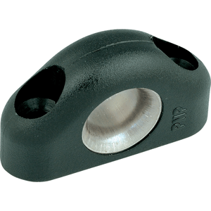 RONSTAN FAIRLEAD BLACK PLASTIC W/STAINLESS STEEL LINER, 8.5MM (5/16") ID