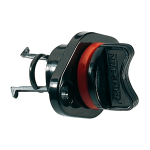 RONSTAN DRAIN PLUG & HOUSING, COARSE THREAD, BLACK NYLON