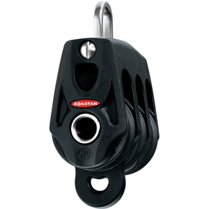 RONSTAN SERIES 30 BALL BEARING ORBIT BLOCK, TRIPLE, BECKET