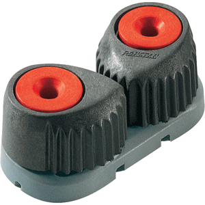 RONSTAN T-CLEAT CAM CLEAT, SMALL, RED W/GREY BASE