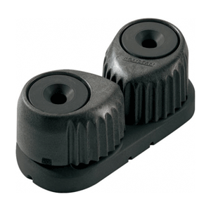 RONSTAN C-CLEAT CAM CLEAT, SMALL, BLACK W/BLACK BASE