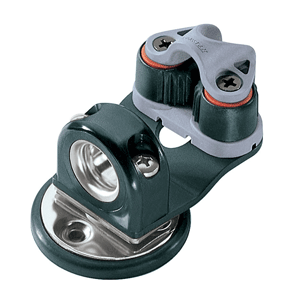 RONSTAN SWIVEL DEAD EYE & CLEAT FAIRLEAD, 3-12MM (1/8, 1/2") ROPE
