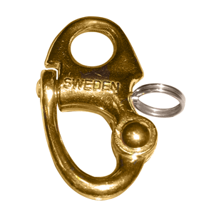 RONSTAN BRASS SNAP SHACKLE, FIXED BAIL, 59.3MM (2-5/16") LENGTH