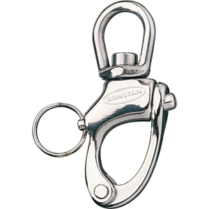 RONSTAN SNAP SHACKLE, LARGE SWIVEL BAIL, 73MM (2-7/8") LENGTH