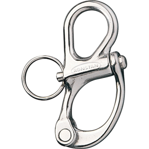 RONSTAN SNAP SHACKLE, FIXED BAIL, 85MM (3-11/32") LENGTH