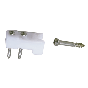 PERKO DOOR CATCHES, WHITE NYLON/STAINLESS, PAIR