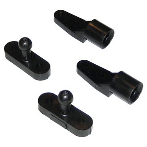 PERKO DOOR CATCHES, BLACK NYLON, PAIR
