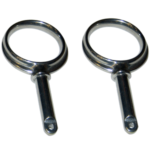 PERKO ROUND TYPE ROWLOCK HORNS, PLAIN ZINC