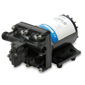 SHURFLO BY PENTAIR AQUA KING II STANDARD FRESH WATER PUMP, 12 VDC, 3.0 GPM