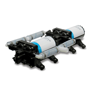 SHURFLO BY PENTAIR HIGH FLOW DUAL PUMP SYSTEM, 24 VDC, 10.0 GPM