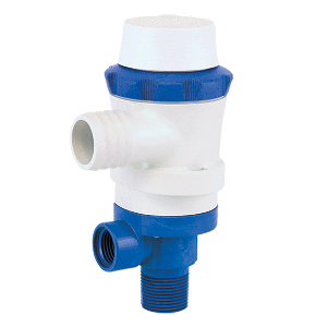 SHURFLO BY PENTAIR PIRANHA LIVEWELL 1100 PUMP, 12 VDC, 1100 GPH