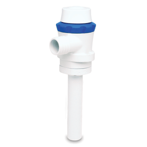 SHURFLO BY PENTAIR PIRANHA STRAIGHT PORT AERATOR 600 LIVEWELL PUMP, 12 VDC, 600 GPH