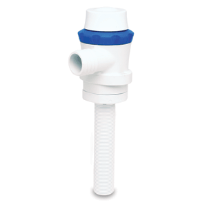 SHURFLO BY PENTAIR PIRANHA STRAIGHT PORT AERATOR 1100 LIVEWELL PUMP, 12 VDC, 600 GPH