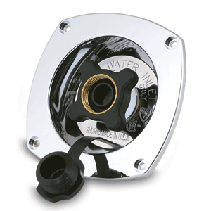SHURFLO BY PENTAIR PRESSURE REDUCING CITY WATER ENTRY, WALL MOUNT, CHROME