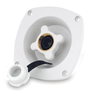 SHURFLO BY PENTAIR PRESSURE REDUCING CITY WATER ENTRY, WALL MOUNT, GEL WHITE