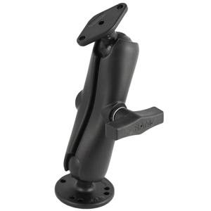 RAM MOUNT 1.5" DIAMETER BALL FLAT SURFACE MOUNT W/2.5" ROUND BASE & DIAMOND BASE