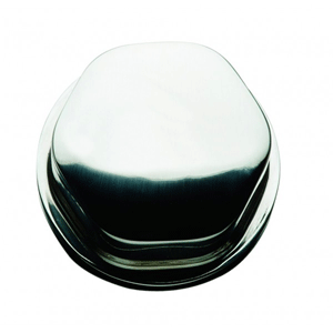SCHMITT MARINE FAUX CENTER NUT, CHROME/PLASTIC, 1/2"& 3/4" BASE F/CAST STEERING WHEELS