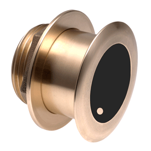 GARMIN BRONZE THRU-HULL WIDE BEAM TRANSDUCER W/DEPTH & TEMP, 0-DEG TILT, 8-PIN, AIRMAR B175HW