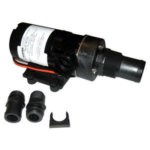 RARITAN MACERATOR PUMP, 12V W/BARB ADAPTER
