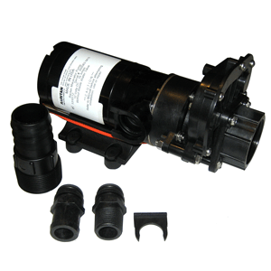 RARITAN MACERATOR PUMP, 12V W/WASTE VALVE