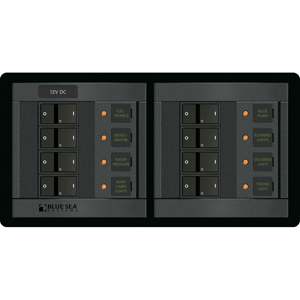 BLUE SEA 1225 12V DC 8 POSITION, HORIZONTAL