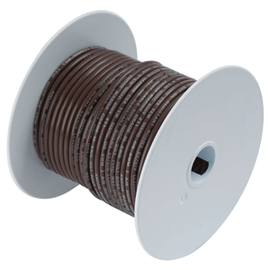 ANCOR BROWN 14AWG TINNED COPPER WIRE, 100'