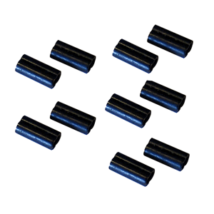 SCOTTY DOUBLE LINE CONNECTOR SLEEVES, 10 PACK
