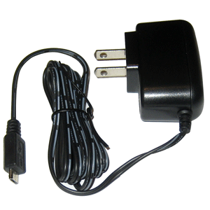 ICOM USB CHARGER W/US STYLE PLUG, 110-240V