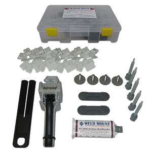 WELD MOUNT ADHESIVELY BONDED FASTENER KIT W/AT 8040 ADHESIVE
