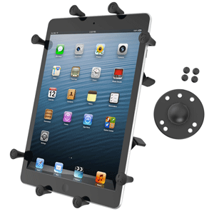 RAM MOUNT UNIVERSAL X-GRIP HOLDER W/1" BALL BASE