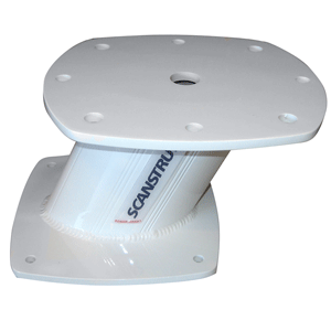 SCANSTRUT APT6003 ALUMINUM POWERTOWER OPEN ARRAY RADAR MOUNT, 6" AFT LEANING