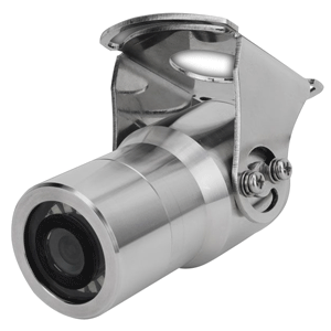 IRIS 316 STAINLESS STEEL MARINE CAMERA, TVL, WIDE ANGLE, REVERSIBLE, NITROGEN PURGED, INFRARED