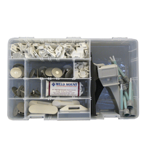 WELD MOUNT EXECUTIVE ADHESIVE & FASTENER KIT W/AT-8040 ADHESIVE