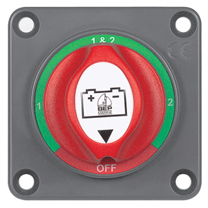 BEP PANEL-MOUNTED BATTERY MINI SELECTOR SWITCH