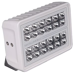 LUMITEC MAXILLUME H120, TRUNNION MOUNT FLOOD LIGHT, WHITE HOUSING, WHITE DIMMING