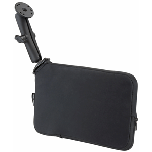 RAM MOUNT SEAT TOUGH-WEDGE W/LONG DOUBLE SOCKET ARM & ROUND BASE
