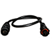 NAVICO 9 PIN BLACK TRANSDUCER TO A 7 PIN BLUE UNIT ADAPTER