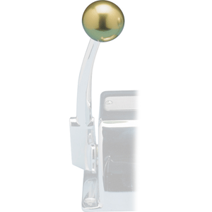 RUPP CONTROL KNOB GOLD f/MORSE CONTROLS (3/8-24 THREAD)
