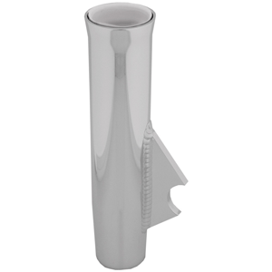 TACO FLARED WELD-ON ROD HOLDER 9-3/4"L X 1-3/4"ID, WHITE LINER POLISHED FINISH, 3/8" COPED BLADE