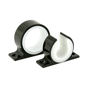 LEE'S SINGLE ROD RACK SET, BRIGHT BLACK FINISH