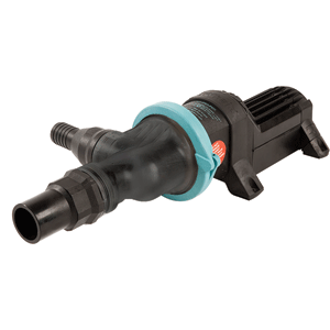 WHALE GULPER GROUPER MK3 FISHBOX/WASTE PUMP W/90-DEG PORTS, 12V