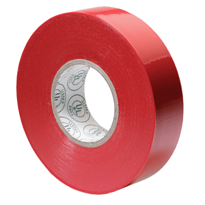 ANCOR PREMIUM ELECTRICAL TAPE, 3/4" X 66', RED